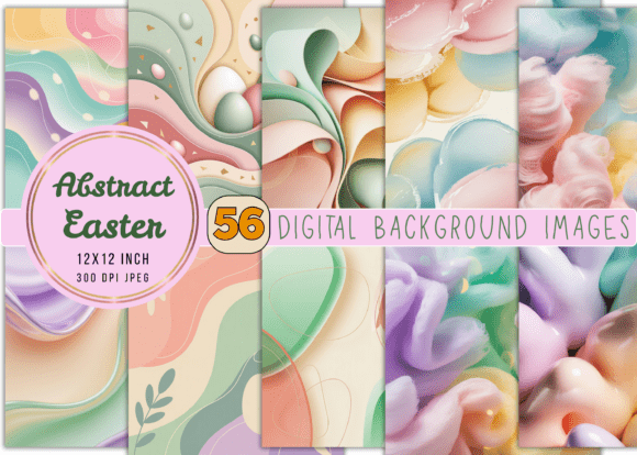 Download Abstract Art Easter Digital Backgrounds - Digital backgrounds Collection