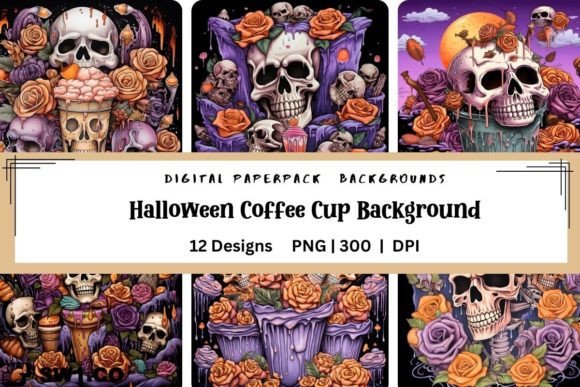 Download Halloween Coffee Cup Background - Coffee Collection